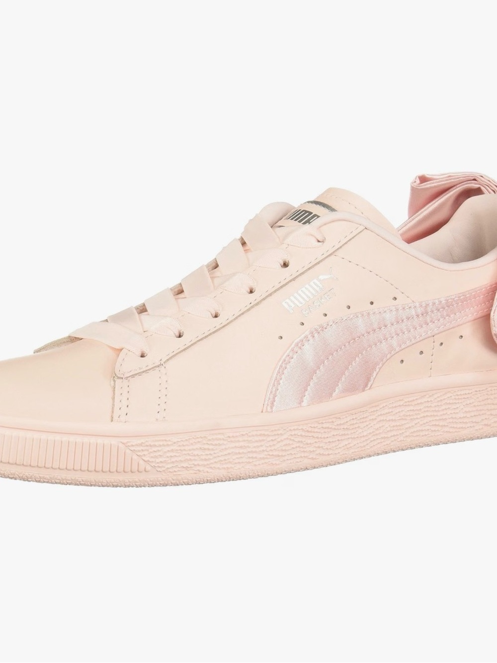 Puma Women’s Pastel Pink Satin-Trim Classic Sneaker